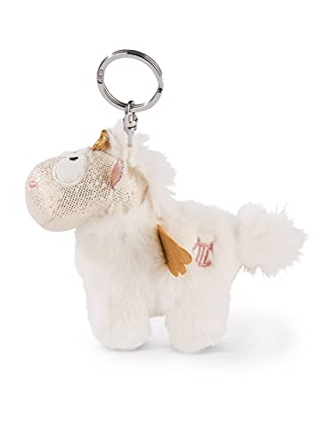 Preisvergleich Produktbild NICI 46370 Schlüsselanhänger Einhorn-Engel Angelia 10cm Plüsch weiß-Gold