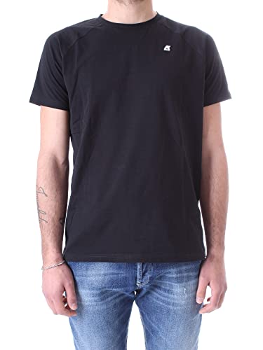 K-Way T-Shirt homme K0074Q0-EDWING noir en maille de qualité