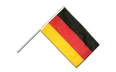 Flaggenfritze Große Stockflagge Schwenkflagge Deutschland 60 x 90 cm