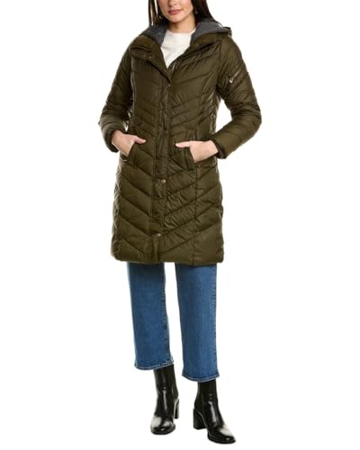 Andrew Marc womens Odessa Slim Long Synthetic Down Jacket