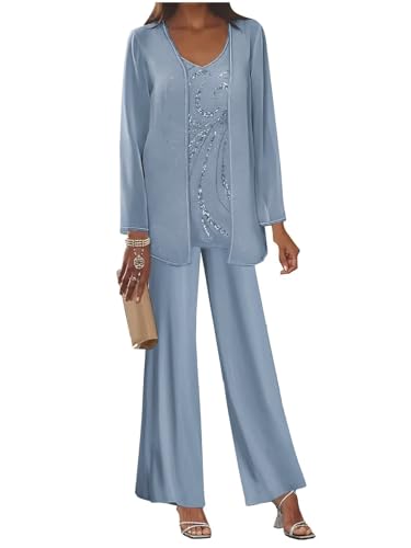 Elegant Champagne Plus Size Mother of the Bride Pant Suits by BOLENSYE - 3-Piece Dressy Set for Curvy Women, Size 18W - Image 6