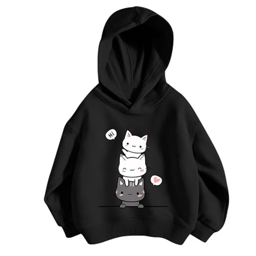 Girls Vintage Pullover Hoodies Sweatshirts Cute Graphic Printed Fashion Hoodie Plus Size Y2k Aesthetic Outfit