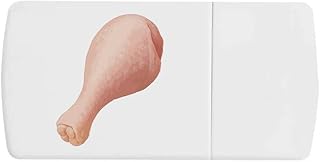Azeeda 'Raw Chicken Drumstick for Cooking' Pill Box with Tablet Splitter (PI00038537)