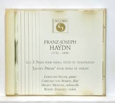 Les 3 Trios Pour Piano, Flute & Violoncelle [Audio CD] Franz Joseph Haydn; Christoph Keller (piano); Christian von Borries (flute); Helmut Menzler (violoncelle/cello) and Robert Zimansky (violin)