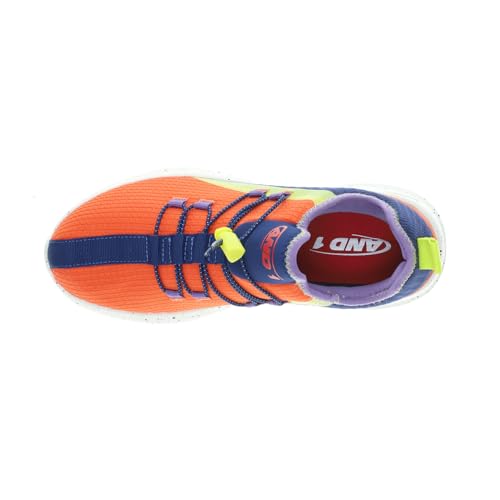 AND1 Mens Racer Lite Slip On Sneakers Shoes Casual - Orange4