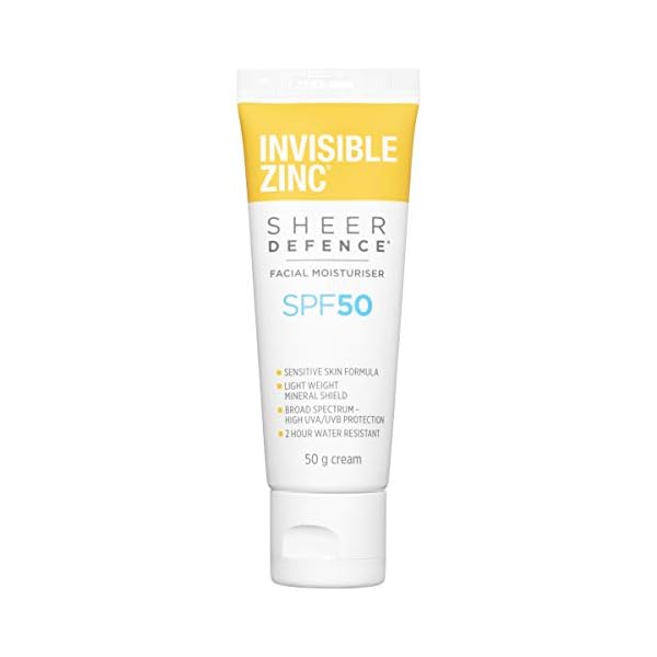Invisible-Zinc-Sheer-Defence-Moisturizer-SPF-50-Daily-Moisturizer-With-Sun-Protection-To-Prevent-Appearance-Of-Premature-Aging-Caused-By-Harmful-UV-Rays-50g Invisible Zinc Sheer Defence Moisturizer SPF 50 - Daily Moisturizer With Sun Protection To Prevent Appearance Of Premature Aging Caused By Harmful UV Rays - 50g