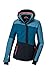 killtec Damen Skijacke/Funktionsjacke mit abzippbarer Kapuze und Schneefang KSW 67 WMN SKI JCKT, ocean, 40, 41961-000