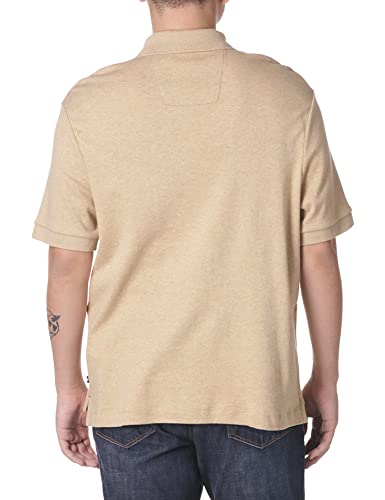 Image of Nautica Men's Classic Fit Short Sleeve Dual Tipped Collar Polo Shirt