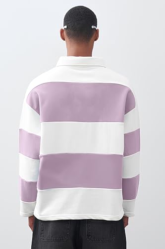 Image of Maniac||Mens||Polo Neck||Fullsleeve||Cotton||Oversized||T-Shirt