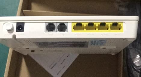 Original New HG8240F GPON ONU SFU ONT 1GE+3FE+2 POTS English Setup Firmware, SIP FTTH Fiber Optical Terminal (Color : 1GE 3FE 4LANS WIFI)