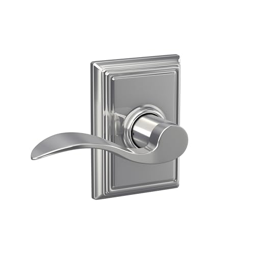 Image of SCHLAGE Lock Company Addison Trim with SCHLAGE Hall and Closet Lever, Bright Chrome (F10 ACC 625 ADD)