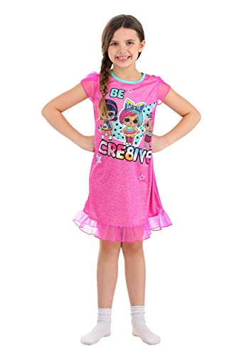 AME INTL Girls LOL Surprise Be Cre8ive Nightgown Size 4 Pink