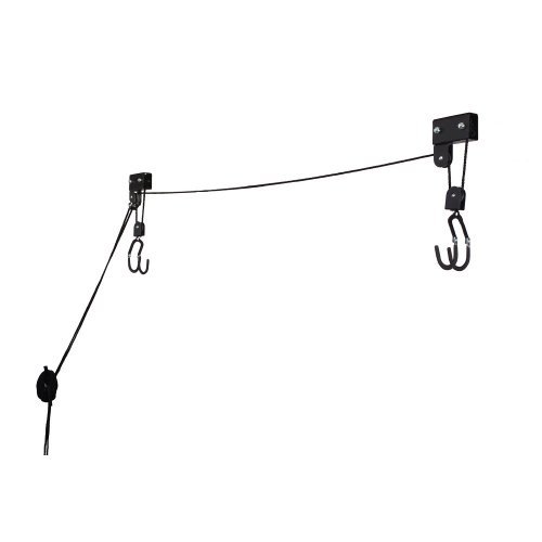 Kayak Hoist Overhead Pulley System with 125 lb Capacity for Kayak