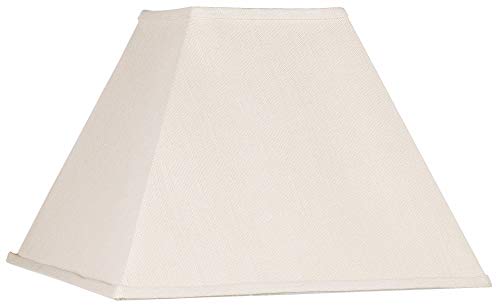 Beige Linen Large Square Lamp Shade (Pre-Assembled) 7" Top x