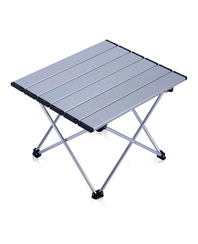 iClimb アウトドアテーブル ミニローテーブル キャンプ テーブル 折畳テーブルアルミ製 耐荷重30kg 超軽量 ...