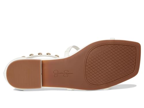 Jessica Simpson Women's Elusta Studded T-Strap Sandals Flat3