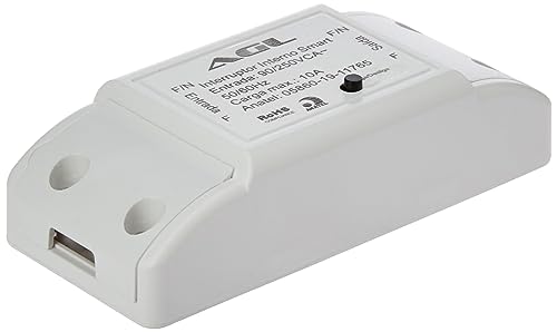 Módulo automação inteligente WiFi AGL, 01 canal, compatível com Alexa