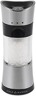 Cole & Mason H306691P/H306692P Horsham Copper Salt and Pepper Mills / H306119 Ramsgate Clear Salt and Pepper Mill Tray | Bundle | Lifetime Mechanism Guarantee - Mills