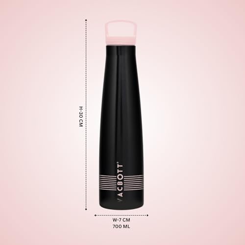 Image of Clay Craft Vacbott Sleeko Lines Double Walled|18 Hours Hot and 24 Hours Bottle Vacuum Insulated Flask Bottle|650ml, 2 Piece, BPA-Free|Leak Proof|BIS Certified|1Year Limited Warranty