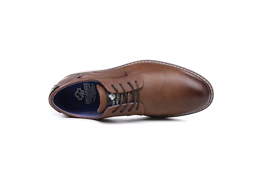 Image of DECARSDZ Mens Dress Shoes Casual Oxford Shoes Business Formal Shoes Use for Business Social Gatherings Wedding Travel