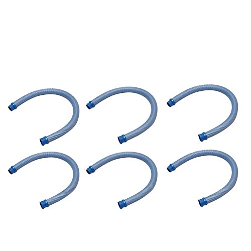 Lorrgasw Lot de 6 tuyaux flexibles pour aspirateur de piscine, tuyau pour nettoyeur de piscine, tuyau flexible Twist Lock de remplacement pour Zodiac Mx6 Mx8