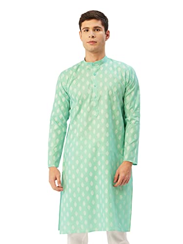 Image of Jompers Men's Cotton Floral Printed Kurtas