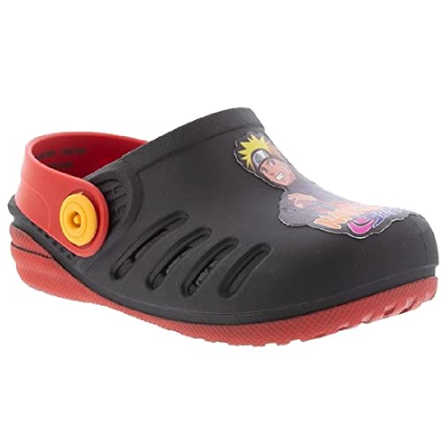 Naruto FUN Jutsu Inf, Babucha Meninos, Preto/Vermelho (Black/Red), 31