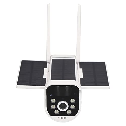 flexman Solar Security Camera, Night Vision WiFi Wireless Outdoor PIR Motion Sensor Security Camera with Night Vision, Two Way Talking for Home