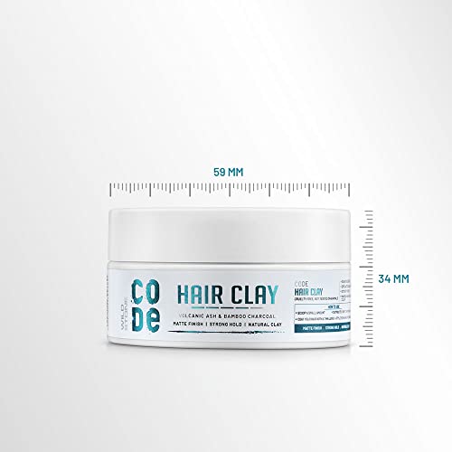 Wild Stone CODE Hair Styling Clay for Men, Pack of 2 (40gm each)| Long Lasting Strong Hold| Matte Finish with Volume - Image 6
