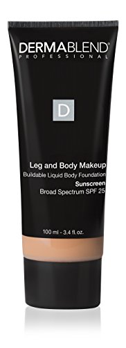 Dermablend Leg and Body Makeup, with SPF 25, Skin Perfecting Body Foundation