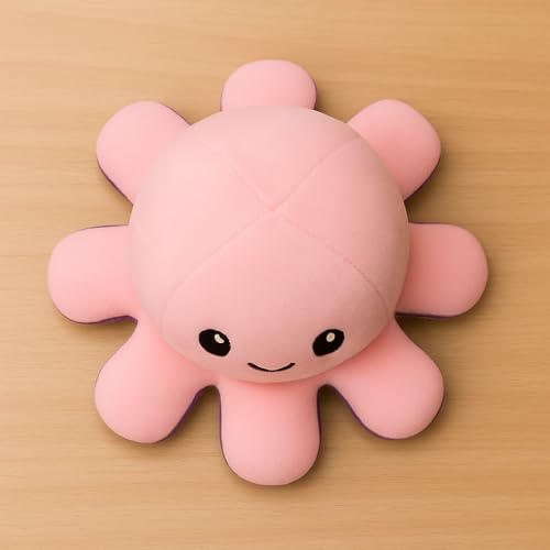 Image of SARO Cow Tremp Plush Soft Toy Cute Kids Animal Home Decor Boys /Girls (Pack of 1)(30 Cm) | (Purple Octopus)