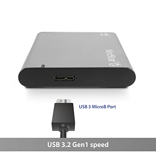 Carcasa Vantec NexStar 6G USB 3.2 para Disco 2.5” SATA III miniatura 3