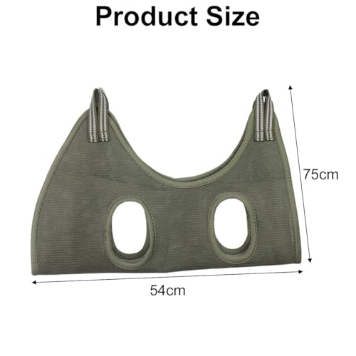 Hundepflege Hängematte, Haustierpflege-Hängemattengeschirr, Hängegeschirr für Nageltrimmen, Hundehängematte, für Hunde zum Krallenschneiden und Krallenpflege, mit 2 S-Förmigen Metallhaken, 51CM x 75CM