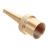 TOBBOMEY Brass Fountain Spray Head Verstellbare Düse für Garten und Teich Innengewinde Robustes Messingmaterial für Einzigartige Wasserlandschaften und Einfache