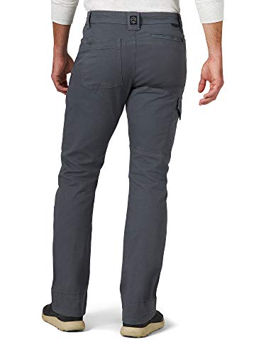 ATG by Wrangler Men's Canvas Cargo Pant, turbulence, 42W x 34L