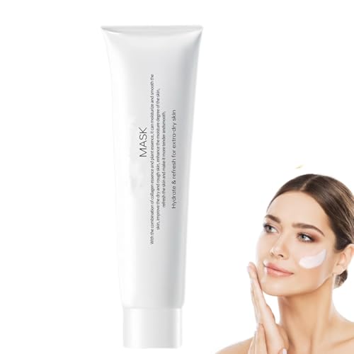 Mascarilla coreana Milke, mascarilla facial peel-off, bálsamo hidratante de noche, mascarilla facial de colágeno, nutre la piel profundamente (1 piezas)