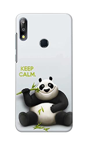 Image of Printed Hard Back Cover Case for Asus Zenfone Max Pro (M2) (6.26 inch) | Zenfone Max Pro M2 Back Cover (Cartoon Panda) -203