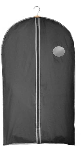Short Garment Bag, Black Dress Cover, 60cm x 100cm, Clothing Storage Bags, Travel, Weddings, Suits, Dresses