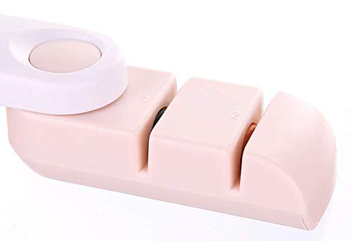 Miniatura 3 de WOIWO Afilador de cuchillos rotativo de dos extremos para el hogar, afilador de cuchillos rápido, utensilios de cocina, sacapuntas de cocina para el