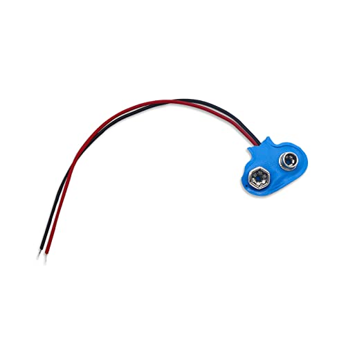 Image of Electronic Spices 9v Battery Clip Connector Pack of 10pcs