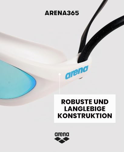 ARENA Unisex 365 verspiegelte Schwimmbrille für Fitnessschwimmer, bequem, beschlagfrei, wasserdicht, für Damen und Herren… – Ansicht 6