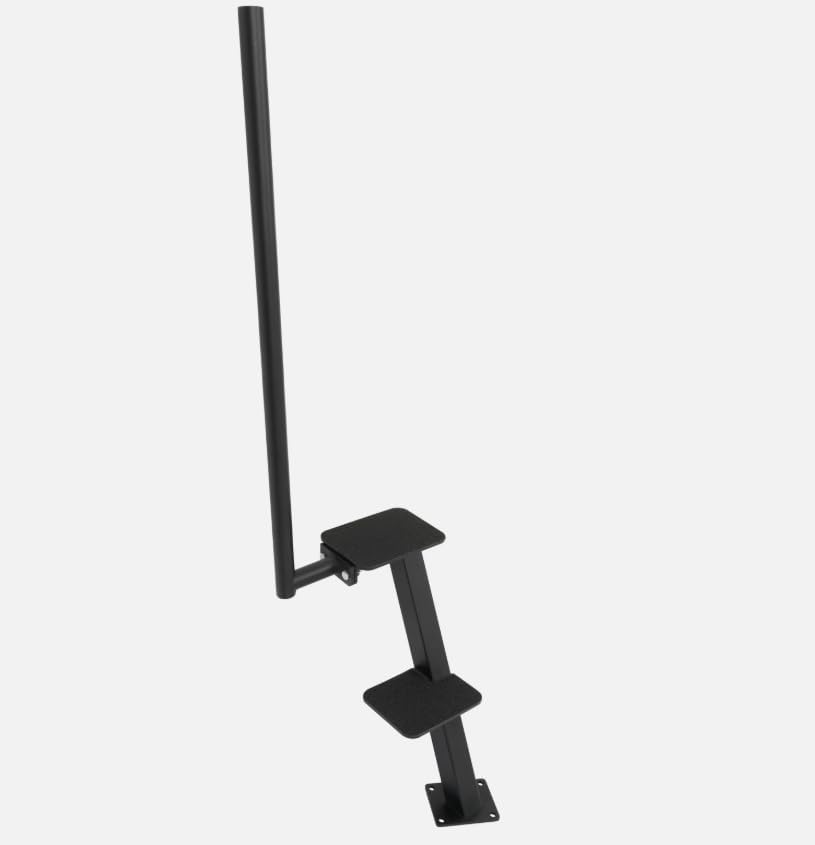 Boat Trailer Dual Steps w/Handle Universal Rotatable 360 For Bass Pontoon Boats