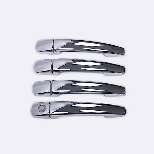 Garniture de poignée en fibre de carbone chromée : élégance haut de gamme pour Citroen C3