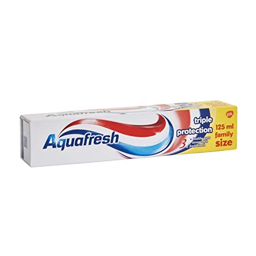 GlaxoSmithKline Aquafresh Triple Protection Zahnpasta - 6er Pack (6 x 125ml)