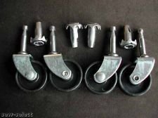 New World Furnishings 4 x Divan Bed Castors With Fixing Bolts