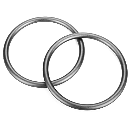 Image of Accmor Aluminium Baby Sling Ring 3 inch Soft Wrap Carrier Rings Accessory for Infants Toddlers Newborn Kids (Gray)