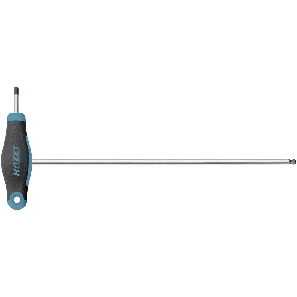 Hazet 829KK-3 - Llave Allen (hoja corta y larga para uso flexible, perfil de hexágono, tamaño 3 mm), color azul oscuro