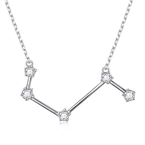 Constellation Necklace 925 Sterling Silver CZ...