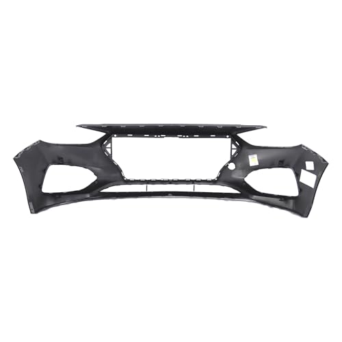 Image of FitParts Compatible with Hyundai Accent 2018-2021 Front Bumper Cover | Primed, With Fog Light Holes, Sedan /Hatchback, SEL SE GL GLS Limited Hatchback, Ready to Paint, OEM 86511J0000, HY1000224