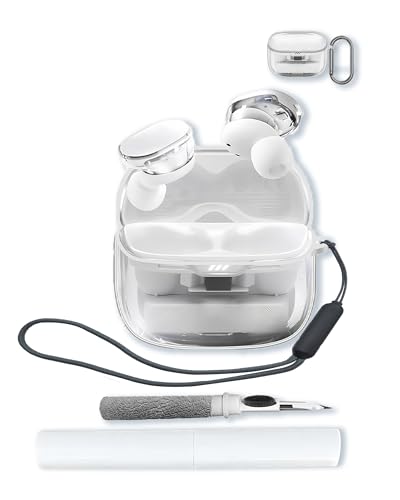 JBL Tune Buds 2�p�P�[�X - True Wireless �m�C�Y�L�����Z�����O�C���z�� �\�t�g�v���e�N�V���� �ϏՌ� ������ TPU �P�[�X�J�o�[ JBL Tune Buds 2�p �L�[�`�F�[��&�N���[�j���O�L�b�g&�X�g���b�v�t�� - �N���A